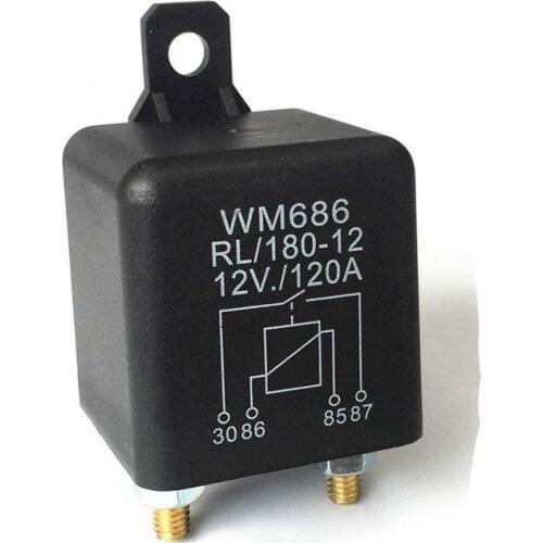 DC 12V Relay Battery Isolating Relay 12V / 120A Peak Load for Car Trucks Car (12V / 120A) CNIM Hot