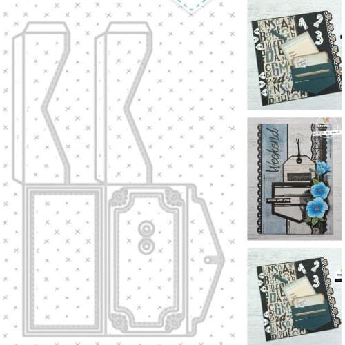 Christmas Envelope Background New Metal Cutting Dies Cut Die Mold Various Card Series Scrapbook Paper Craft Knife Mould Blade