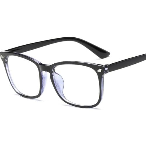 Women men Square Glasses frame Female Brand Designer gafas De Sol Spectacle Plain Glasses Gafas eyeglasses eyewear for women men