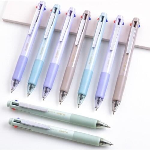 0.7mm 4 Colors Gel Ink Pens Scrapbooking DIy Writing Supplies Colored Markers Liner Korean Fashion Stationery Multicolor Pen