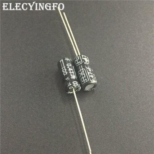 20pcs 0.47uF 100V0.47uf G-LUXON RX Series 5x11mm High Quality 100V0.47uF Aluminum Electrolytic capacitor