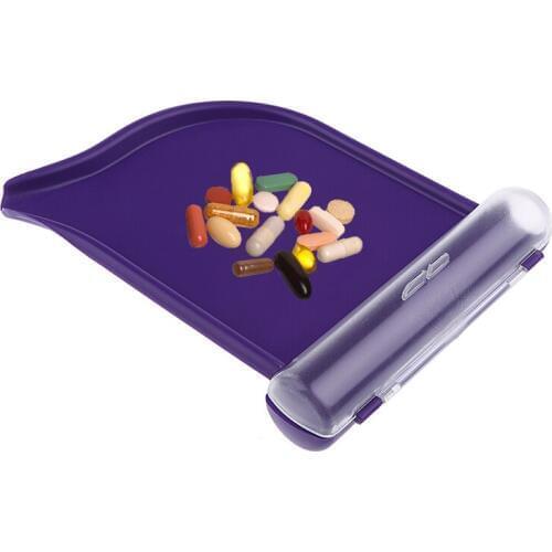 3/2/1Pcs Practical Plastic Pill Counting Tray, Pharmacy Pills Disspenser with Spatula for Medicine Tablet Count