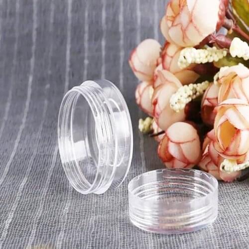 6 Pcs Cartoon Cream Bottle Cosmetic Packaging Box Transparent Thickened Plastic Case Travel Cosmetic Portable Storing Finishing