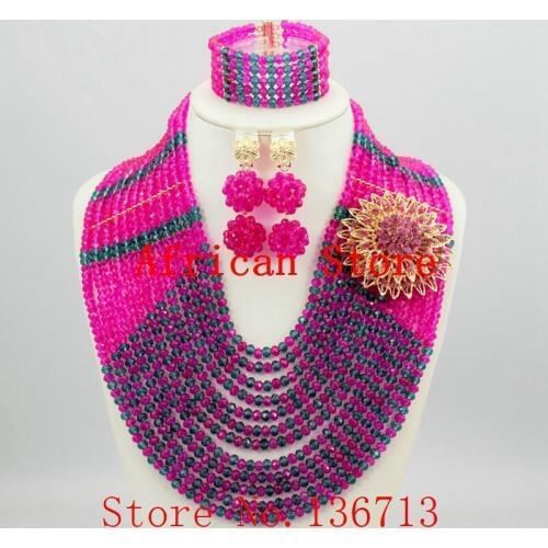 African Wedding Coral Beads Jewelry Set African Beads Jewelry Sets Nigerian Wedding Jewelry Free Shipping SD121-12