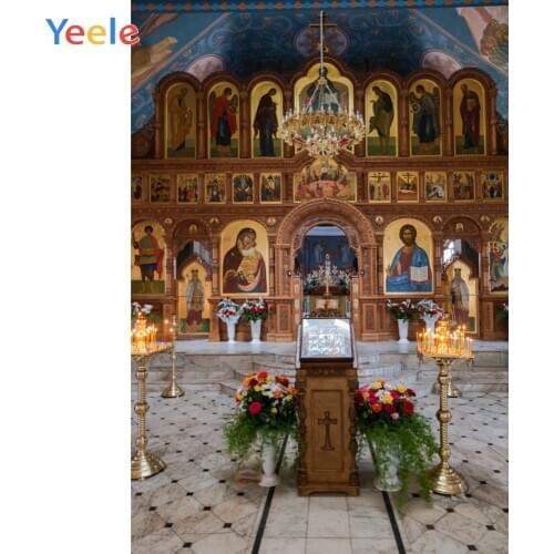 Yeele Easter Day Church Jesus Christian Wooden Cross Background Backdrop Photophone Baby Photo Studio for Decor Customized Size