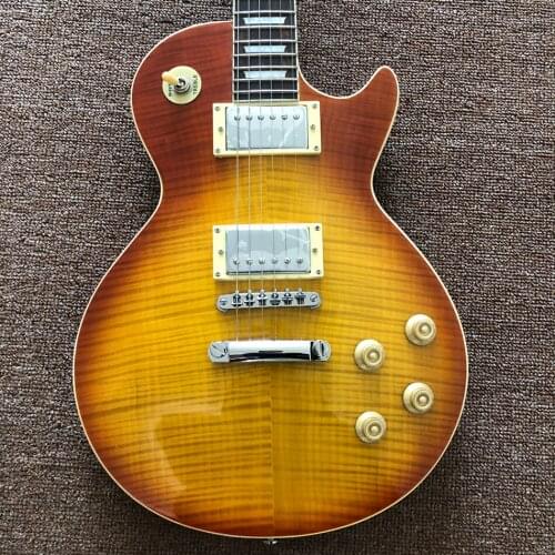 Rosewood fingerboard electric guitar Maple top Chrome hardware free shipping