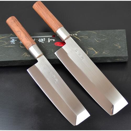 5Cr15 Stainless Steel Japanese Style Kitchen Cutting Vegetable Meat Knives Slicing Salmon Fish Sashimi Sushi Beef Knife Cleave