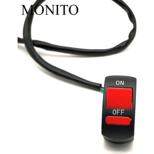 Motorcycle Button Connector Switch light LED Switch Connector Push For SUZUKI RM85 RM125 RM250 RMX250 RM 85 125 250 RMX 250