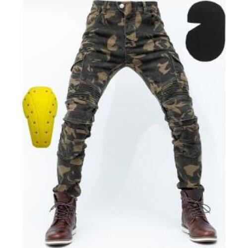 Motorcycle jeans camouflage 06 anti-fall pants racing pants riding pants straight pants protective gear