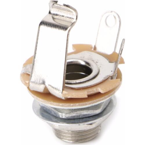 New 1/4" Mono Female Input Jack Socket Plug For Electric Guitar Bass