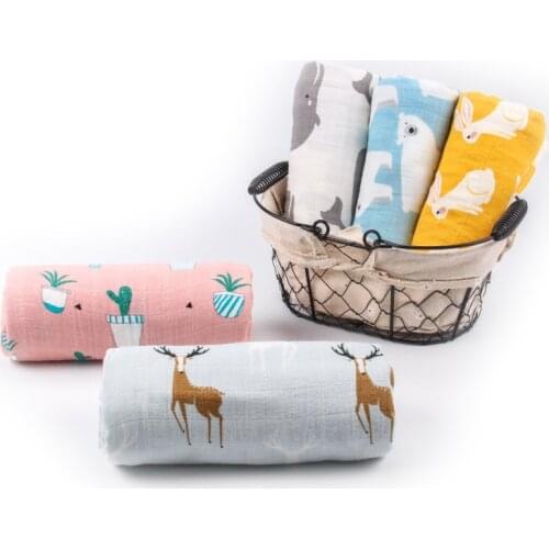 New Baby Blankets Cotton Newborn Soft Organic Cotton Baby Blanket Muslin Swaddle Wrap Feeding Burp Cloth Towel Scarf Baby Stuff