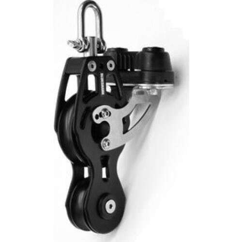 Sailboat Hardware 57 mm 2 1/4 Inch Aluminum Fiddle Adjustable Cleat Block 2318