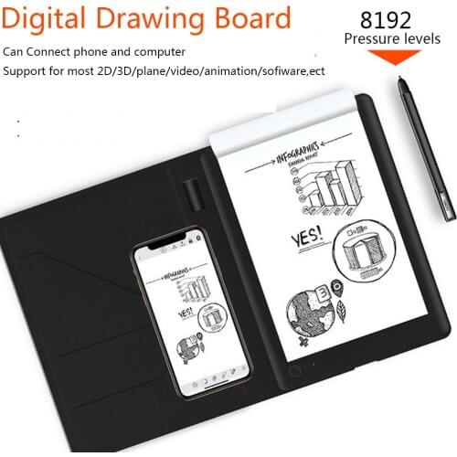 Business Writing Tablet Anime Drawing Digital Tablet Teacher Office Supplies Draft Creative Notebook Writing Board