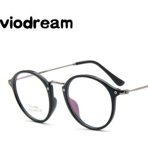 Viodream TR90 Plastic titanium Oculos de grau Fashion retro flat mirror glasses frames unisex eyewear glass frame free shipping