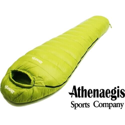 Athenaegis 400G White Goose Down Filling Can Be Spliced Mummy Ultra-Light Sleeping Bag