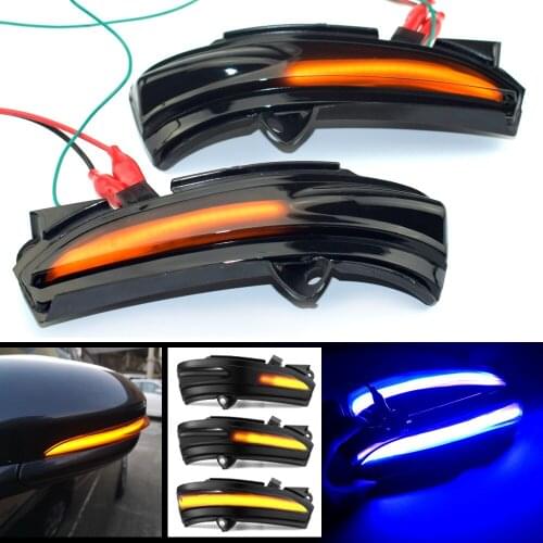 LED Dynamic Turn Signal Side Mirror Blinker Indicator Sequential Light For Ford Fusion Mondeo 2013 2014 2015 2016 2017 2018 4th