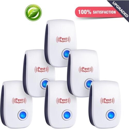 Ultrasonic Pest Repeller Plug in Insect Repellent for Mosquito Bed Bug Fly Rodent Cockroach Spider Rat