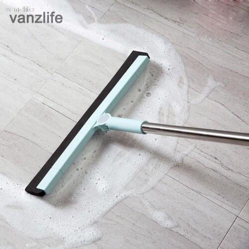 Vanzlife rotating cleaning broom household glass wiper bathroom floor scraping toilet floor sweeping broom Rotary broom mop