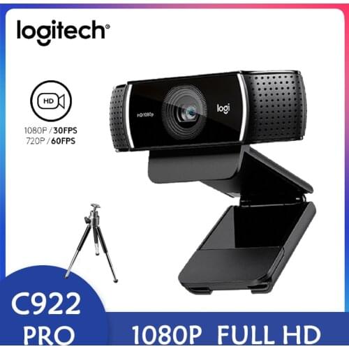 Logitech C922pro high-definition camera 1080P business meeting remote teaching online live broadcast Video camera