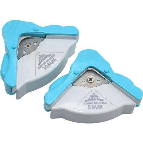 1 pcs 10/5mm Fillet Hole Puncher Paper fillet cutter Office Student Stationery DIY hand tools Paper 90 degree angle cut circle