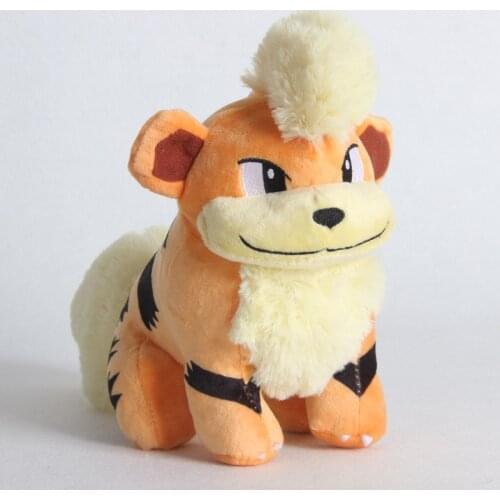 1pcs 20cm Cute Growlithe Plush Toys Dolls Anime Growlithe Plush Toys Doll Soft Stuffed Anime Plush Toys Children Gifts