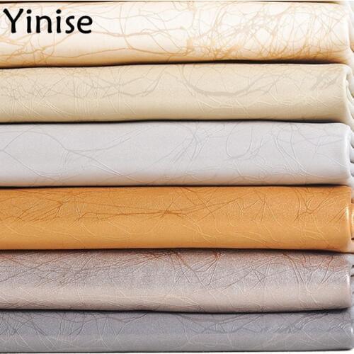100x137cm Synthetic Leather Fabric Europe Lightning PU Leather Fabrics Artificial Faux Leather DIY Bedside TV Background Wall