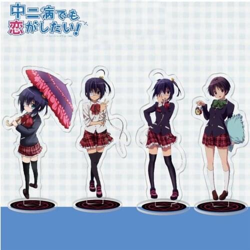 15cm Takanashi Rikka Anime Figures Collection Acrylic Stand Model Toys Japanese Chuunibyou Demo Koi Ga Shitai Desktop Decoration