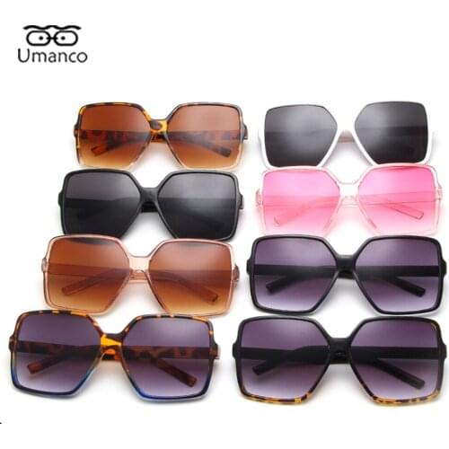 2021 Womens Fashion Square Frame Sunglasses Personality Oversized Eyewear UV400 Vintage Sun Glasses Male Female Leopard Print