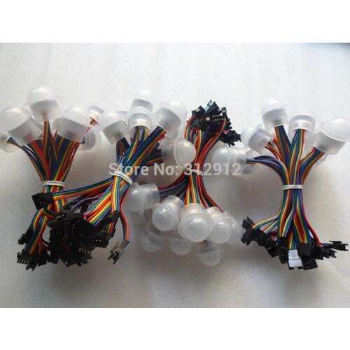 26mm diameter WS2801 LED pixel module;1pcs 5050 SMD RGB LED,DC5V input;frosted cover;0.24W
