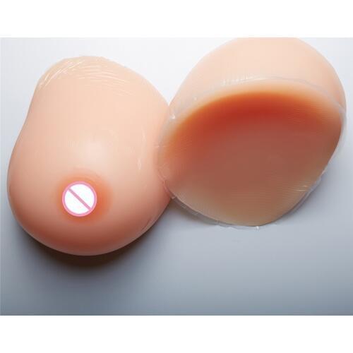 3200g/pair Huge Natural Hanging Silicone Breast Forms CD/TD Fake Breast Crossdresser Shemale Artificial Boobs 48E/50DD/52D