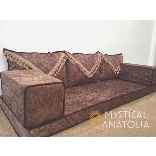 Arabic Floor Seating Living Room Furniture Couches Jalsa Majlis Traditional Arabian Hookah Lounge Home Decor Bench Cushion