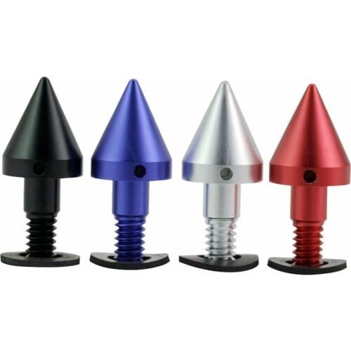 2pcs Car Styling Front or Rear Bumper Spikes Guards Protector Collision Aluminum Tail Cone Tuning Parts for Mercedze Benz Smart