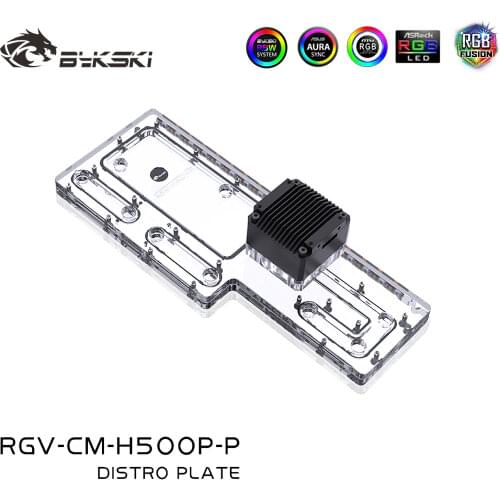 Bykski RGV-CM-H500 Distro Plate for CoolerMaster H500M Chassis