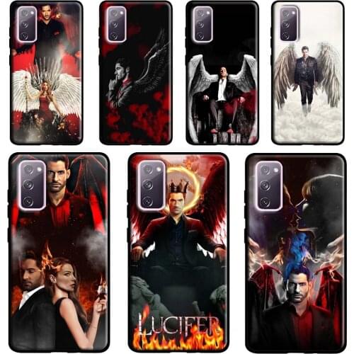 Demon Lucifer Morningstar Case For Samsung Galaxy S21 Ultra S20 FE S8 S9 S10 Plus Note 20 Ultra Note 10 Plus Cover