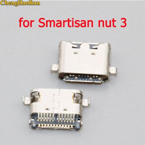 ChengHaoRan 1PCS for Smartisan nut 3 micro usb jack charging port socket connector repair parts