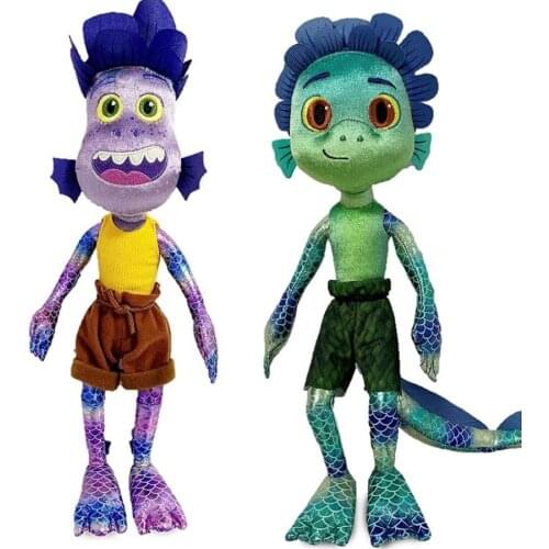 Disney Pixar Movie Luca Alberto Sea Monster Plush Toy 17-43cm Cartoon Cat Purple Girl Stuffed Toys Christmas Gifts for Children
