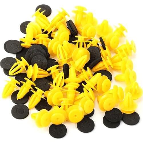 50PCS Auto Door Panel Clips Fixing Fastener for Ford Focus MK2 MK3 ST RS Ecosport Ranger C-Max S-Max Fuga Escape Fiesta