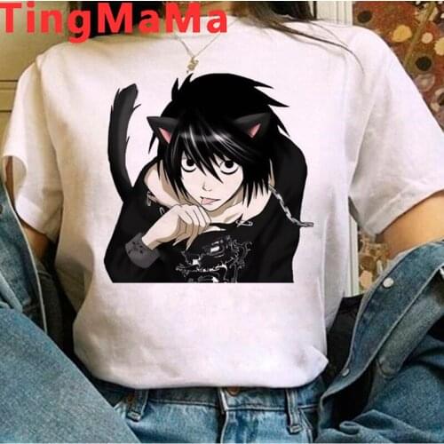 Death Note Shinigami Ryuk t-shirt female casual streetwear harajuku kawaii white t shirt ulzzang t-shirt summer top kawaii