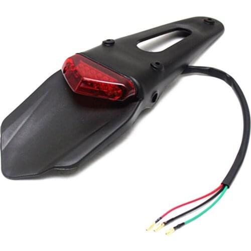 Fender Tail Light For KTM CR EXC WRF 250 400 426 450 Polisport Motor LED Tail Light&Rear Fender Stop Enduro Taillight 1PC