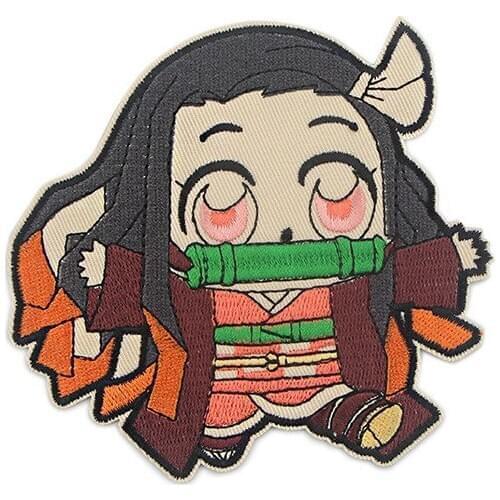 Demon Slayer Embroidery Patch Patch for Clothes funny cute DIY Accessories Patch Iron on Patch AL3044