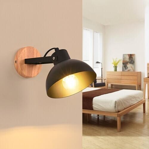 Nordic living room background wall semicircular wall lamp simple restaurant aisle corridor bedside iron decorative lamp MJ1125