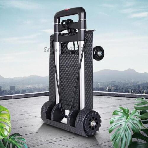 New Product Car Trolley Folding Portable Trolley Trolley Aluminum Alloy Trolley Home Shopping Trolley