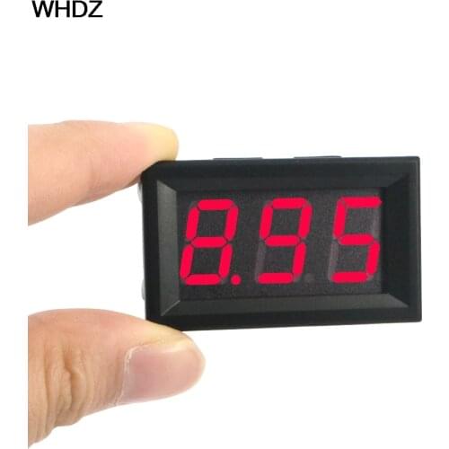 New High Quality Mini Two Wires Digital Voltmeter Red LED Display DC 4.5-30V Voltage Meter Voltage Detector for motocycle car
