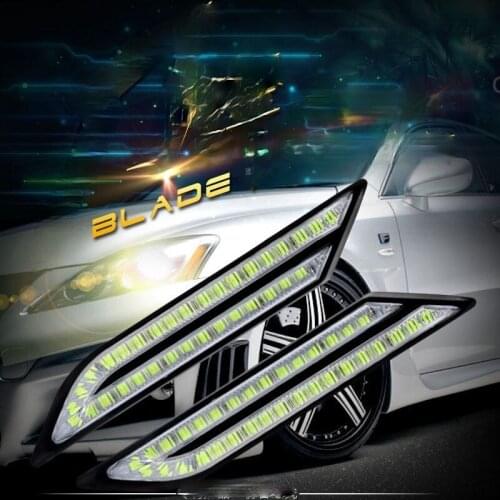 Knife-front Daily Light Car LED Brake Light Leaf Plate Turn Light Waterproof Modified Universal Daytime Driving Lights