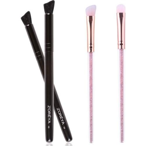 Single Makeup Brush Eyebrow Eyeliner Blade Fine Eyeliner Shadows Concealer Brush Cosmetic Brushes Makeup Tool with OPP Bag TSLM1