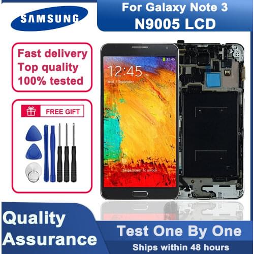 Original 5.7” Note3 LCD screen for Samsung Galaxy Note 3 N9005 N900 N900A N900V LCD touch screen digitizer assembly replacement