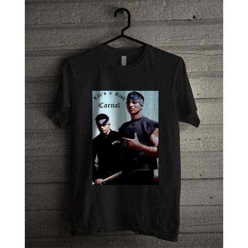 Rare Blood In Blood Out Vato Loco Vintage T-Shirt Lifes A Risk Carnal New