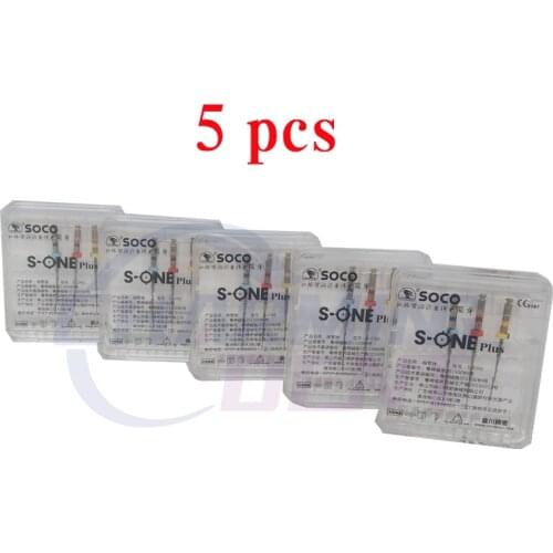 Super SOCO Dentl Files SC Forward Rotation single NiTi reciprocation Rotary File System S-one Plus for endodontic treatment