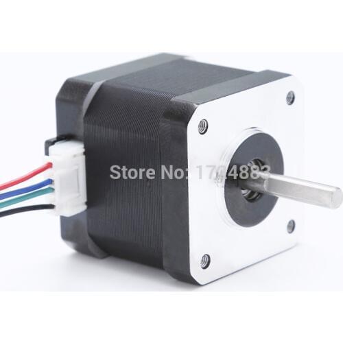 High torque 42 Stepper Motor 2 PHASE 4-lead Nema17 motor 42BYGH24 40MM 1.7A 0.46N.M LOW NOISE (4218hb2401) motor for CNC XYZ