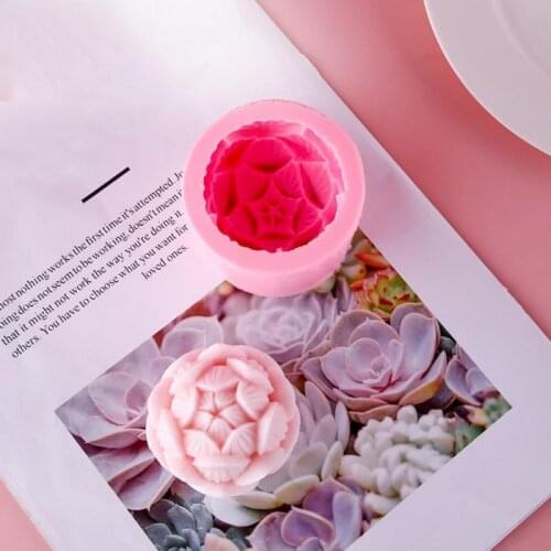 DIY Baking Fondant Silicone Mold 3D Lotus Flowers Wedding Cake Decorating Tools Candle Soap Resin Clay Molds Tools Cocina